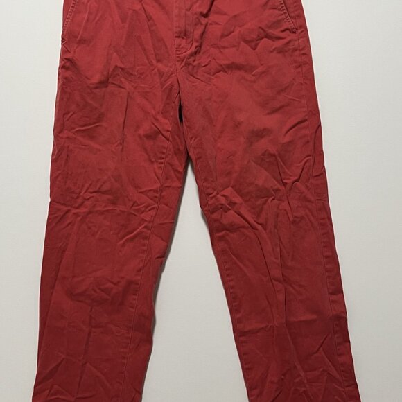Polo Ralph Lauren Preston Pants Chino Flat Front Salmon Pink Men's size 32x32 - Picture 7 of 7